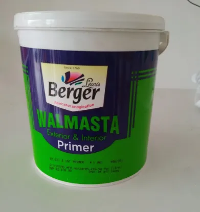 బెర్గర్ వాల్మాస్టా ఎక్స్‌టీరియర్ ఇంటీరియర్ ప్రైమర్ పెయింట్, 4లీటర్లు యొక్క చిత్రం