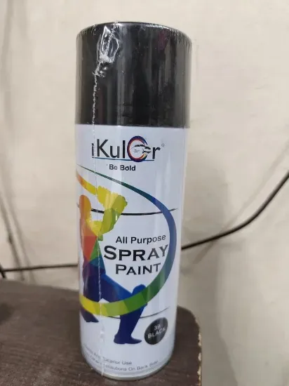 స్ప్రే పెయింట్స్/ఇకులోర్/నలుపు 39, 400 మి.లీ. యొక్క చిత్రం