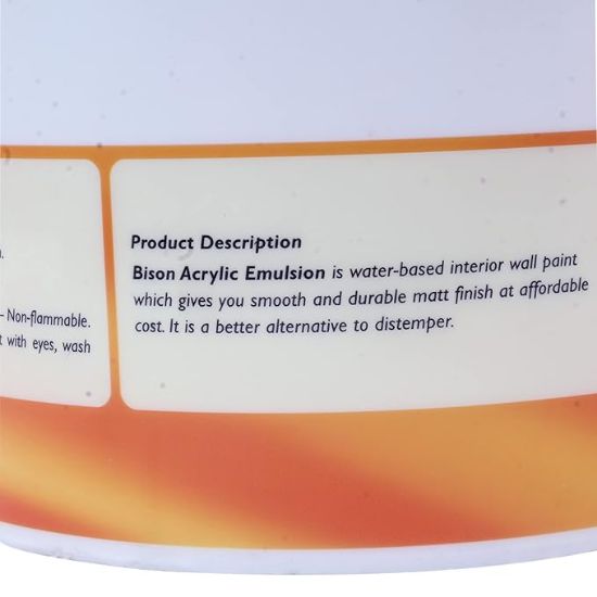 బెర్గర్ బైసన్ ఎమల్షన్ వైట్ 4లీటర్ యొక్క చిత్రం