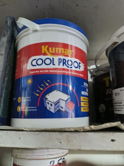 పైకప్పులు & గోడలకు కుమార్ కూల్ ప్రూఫ్ సుపీరియర్ యాక్రిలిక్ వాటర్ ప్రూఫింగ్ యొక్క చిత్రం