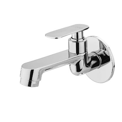 ARICCA బిబ్ కాక్ లాంగ్ బాడీ బ్రాస్ ఫౌసెట్ | బాత్‌రూమ్‌లు, వాషింగ్ ఏరియాలు, గార్డెన్స్ కోసం బిబ్ ట్యాప్ | క్రోమ్ ఫినిష్ ABO202తో కూడిన కుళాయి యొక్క చిత్రం