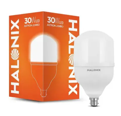 హాలోనిక్స్ 30W B22D లెడ్ కూల్ వైట్ బల్బ్, ప్యాక్ ఆఫ్ 1, (F2Mnd6Np9000000) యొక్క చిత్రం