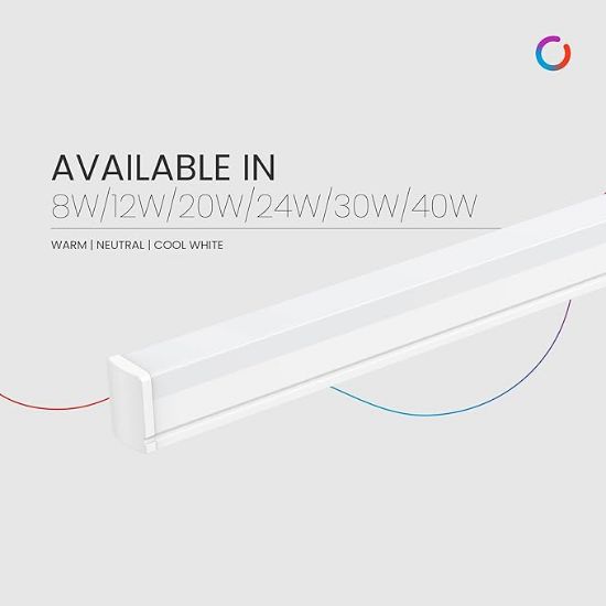 పాలిక్యాబ్ ఇంటెన్సోచతురస్రాకారంలో ఇంటెన్సో 20W LXS LED బ్యాటెన్, చల్లని తెలుపు రంగుతో శక్తి-సమర్థవంతమైన కాంతి (220-240V, 1130mm, 6500K, 1 పీస్) యొక్క చిత్రం