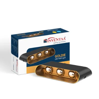 గోల్డీ LED డోర్‌వే అవుట్‌డోర్ వాల్ లైట్ 6W (3/2 వే) యొక్క చిత్రం