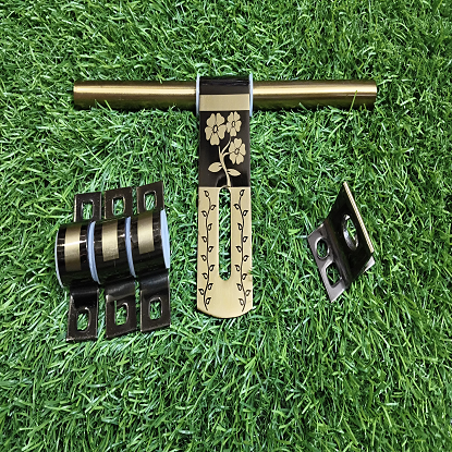 డోర్ కోసం పురాతన బ్రాస్ ఫ్యాన్సీ ఆల్‌డ్రాప్ (10 అంగుళాల 14 మిమీ) యొక్క చిత్రం