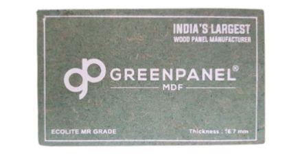 గ్రీన్‌ప్యానెల్ ప్రీలామినేటెడ్ MDF బోర్డ్, ఫర్నిచర్ తయారీకి, మందం: 16.7 మిమీ (ఇంటర్రియల్) ప్రతి చదరపు అడుగుకి (8*4) యొక్క చిత్రం