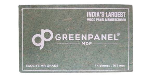 గ్రీన్‌ప్యానెల్ ప్రీలామినేటెడ్ MDF బోర్డ్, ఫర్నిచర్ తయారీకి, మందం: 16.7 మిమీ (ఇంటర్రియల్) ప్రతి చదరపు అడుగుకి (8*4) యొక్క చిత్రం
