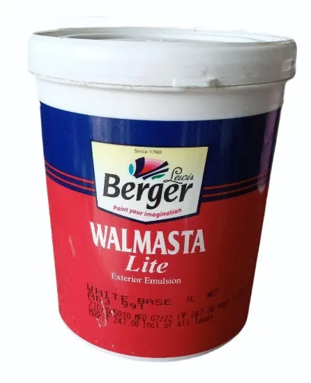 బెర్గర్ ఎక్స్టీరియర్ ఎమల్షన్ పెయింట్ వాల్మాస్టా లైట్ యొక్క చిత్రం
