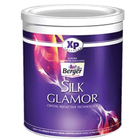 BERGER సిల్క్ గ్లామర్ లగ్జరీ ఇంటీరియర్ ఎమల్షన్-వైట్ యొక్క చిత్రం