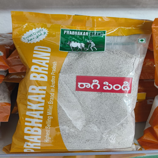 ప్రభాకర్ బ్రాండ్ రాగి పిండి - 500 గ్రా యొక్క చిత్రం