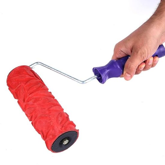 బెర్జర్ పెయింట్స్ సిల్క్ గ్లామ్ ఆర్ట్ టూల్ – ఫ్లోరా టెక్స్చర్ రోలర్ (9 ఇంచ్) యొక్క చిత్రం