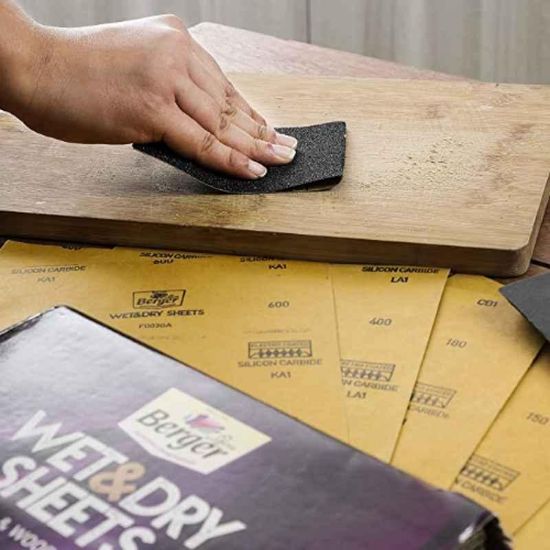 బెర్గర్ 180 Pcs 60 గ్రిట్ వెట్ & డ్రై సాండింగ్ షీట్ సెట్, యొక్క చిత్రం