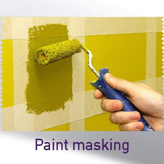 బహుళార్ధసాధక అప్లికేషన్ కోసం బెర్గర్ పెయింట్స్  మాస్కింగ్ టేప్ అధిక సంశ్లేషణతో యొక్క చిత్రం