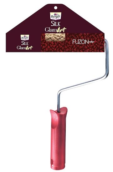 బెర్జర్ పెయింట్స్ సిల్క్ గ్లామ్‌ఆర్ట్ టూల్ ఫ్యూజన్ రోలర్ ఫర్ వాల్ టెక్స్చర్ డిజైన్స్ (1 ముక్క) యొక్క చిత్రం