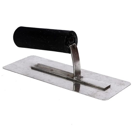 బెర్జర్ పెయింట్స్ సిల్క్ గ్లామ్ ఆర్ట్ టూల్ స్టీల్ ట్రోవెల్ ఫర్ వాల్ టెక్స్చర్ డిజైన్స్ (6 x 3 అంగుళాలు) యొక్క చిత్రం