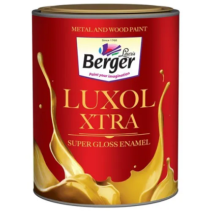 Berger Luxol Xtra సూపర్ గ్లోస్ ఎనామెల్ పెయింట్ మహోగని యొక్క చిత్రం