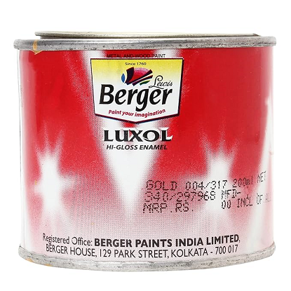 BERGER Luxol హాయ్ గ్లోస్ ఎనామెల్ స్మాల్స్,(వెండి) యొక్క చిత్రం