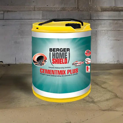 బెర్గర్ హోమ్‌షీల్డ్ సిమెంట్‌మిక్స్ ప్లస్ | వాటర్ఫ్రూఫింగ్ సిమెంట్ సంకలితం యొక్క చిత్రం