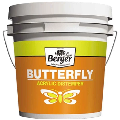 బెర్గర్ సీతాకోకచిలుక యాక్రిలిక్ డిస్టెంపర్ తెలుపు యొక్క చిత్రం