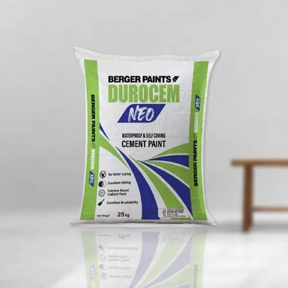 డ్యూరోసెమ్ NEO | సిమెంట్ పెయింట్ | బెర్గర్ పెయింట్స్ (తెలుపు) 25 కిలోలు యొక్క చిత్రం