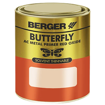 బెర్గర్ బటర్‌ఫ్లై యాంటీ కారోసివ్ మెటల్ ప్రైమర్ రెడ్ ఆక్సైడ్-సాల్వెంట్ సన్నబడగలదు యొక్క చిత్రం