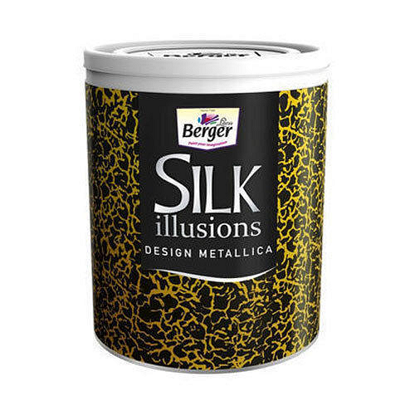 బెర్గర్ సిల్క్ ఇల్యూషన్స్ డిజైన్ మెటాలికా-సిల్వర్ యొక్క చిత్రం
