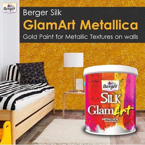 బెర్జర్ సిల్క్ గ్లామ్ ఆర్ట్ మెటాలికా – గోల్డ్ యొక్క చిత్రం